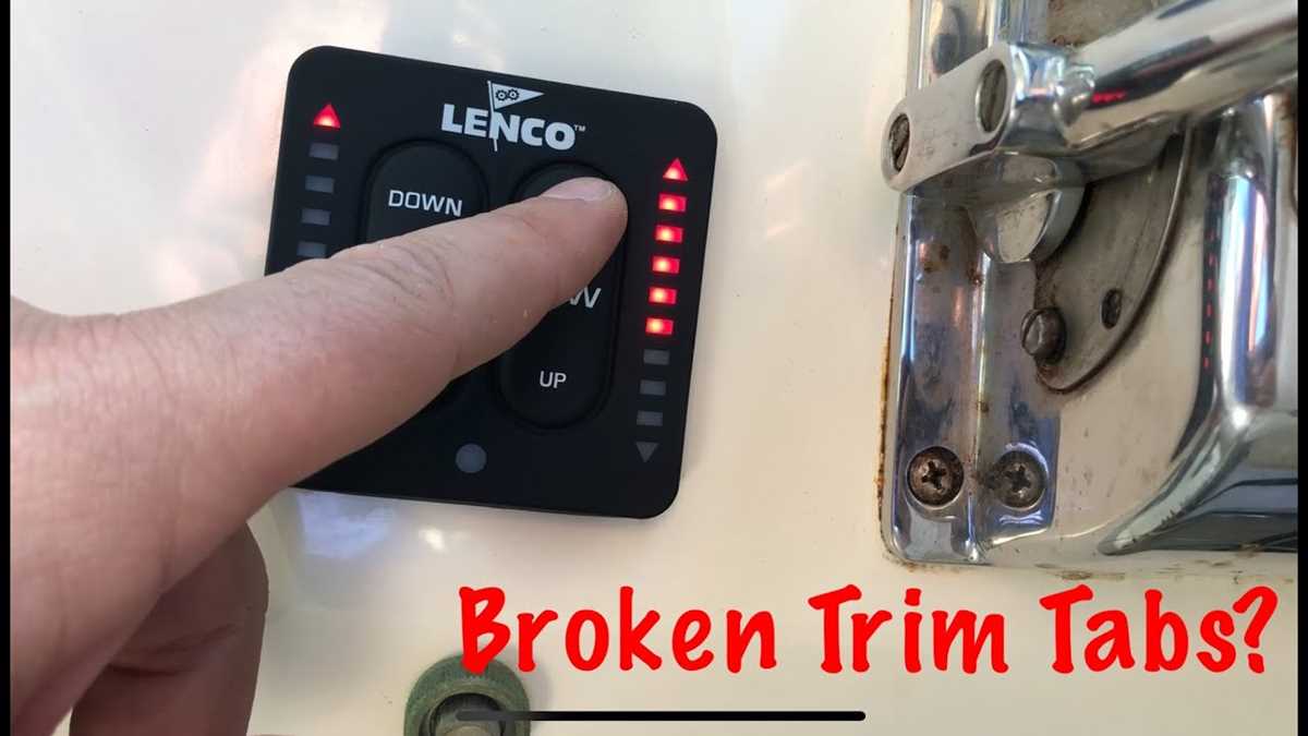 lenco trim tab wiring diagram