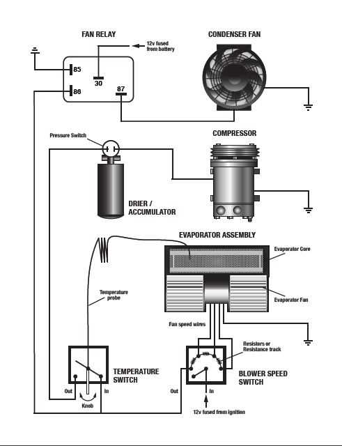 aircon compressor wiring diagram