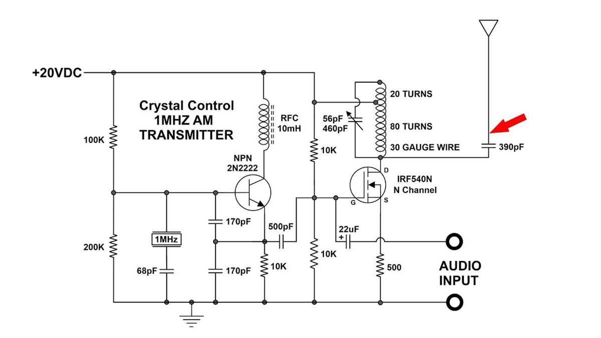 am transmitter circuit diagram am transmitter circuit diagram