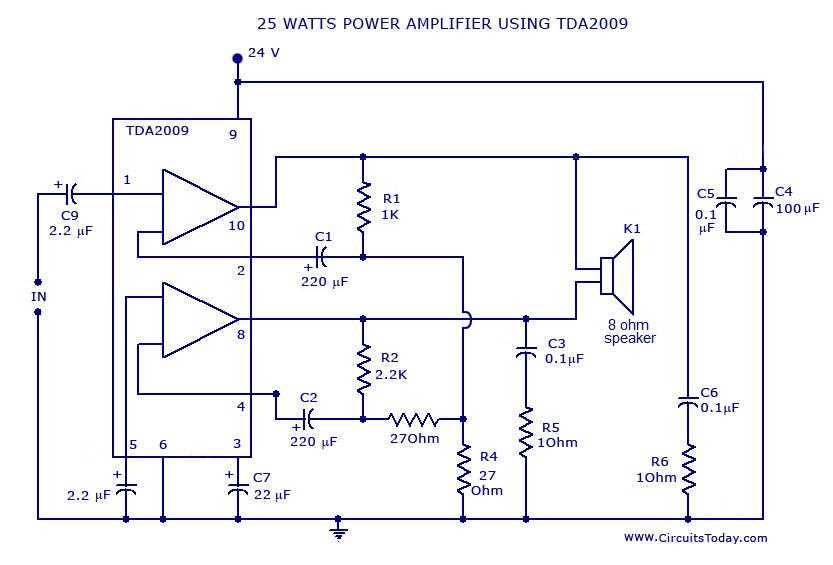 amp circuit diagram