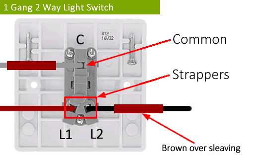 wiring double light switch diagram