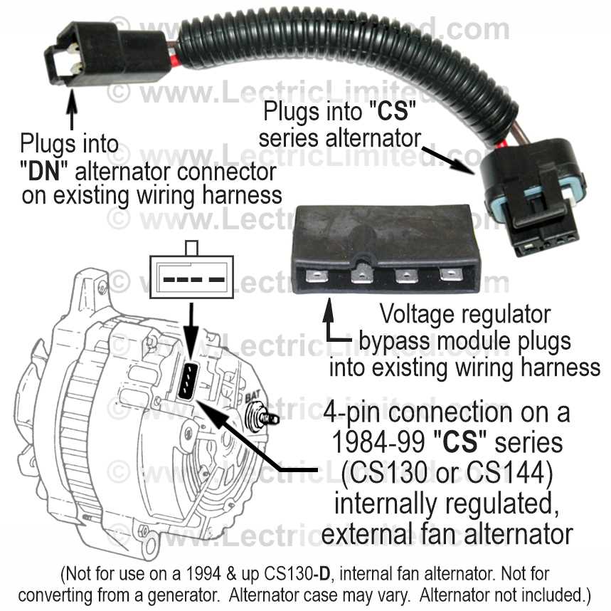 auto alternator wiring diagram