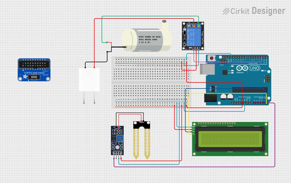 automatic plant watering system circuit diagram