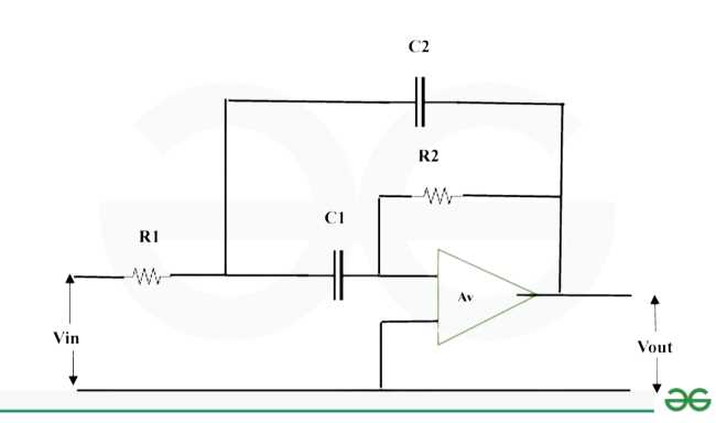 band reject filter circuit diagram