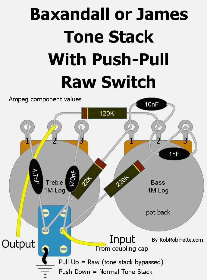 bass guitar tone control circuit diagram bass guitar tone control circuit diagram