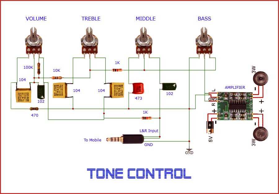 bass guitar tone control circuit diagram bass guitar tone control circuit diagram