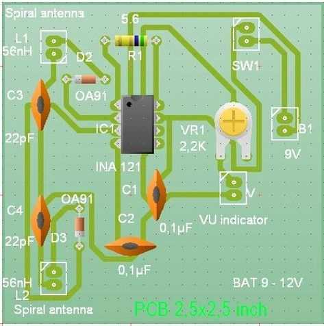 bat detector circuit diagram