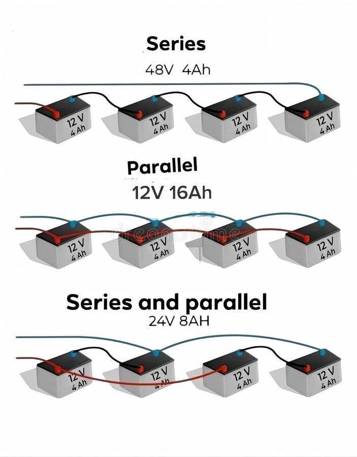 batteries in parallel circuit diagram