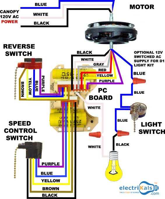light and fan wiring diagram