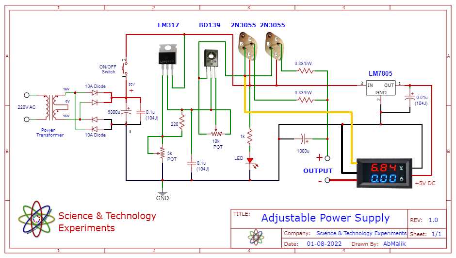 0 30v 10a variable power supply circuit diagram 0 30v 10a variable power supply circuit diagram