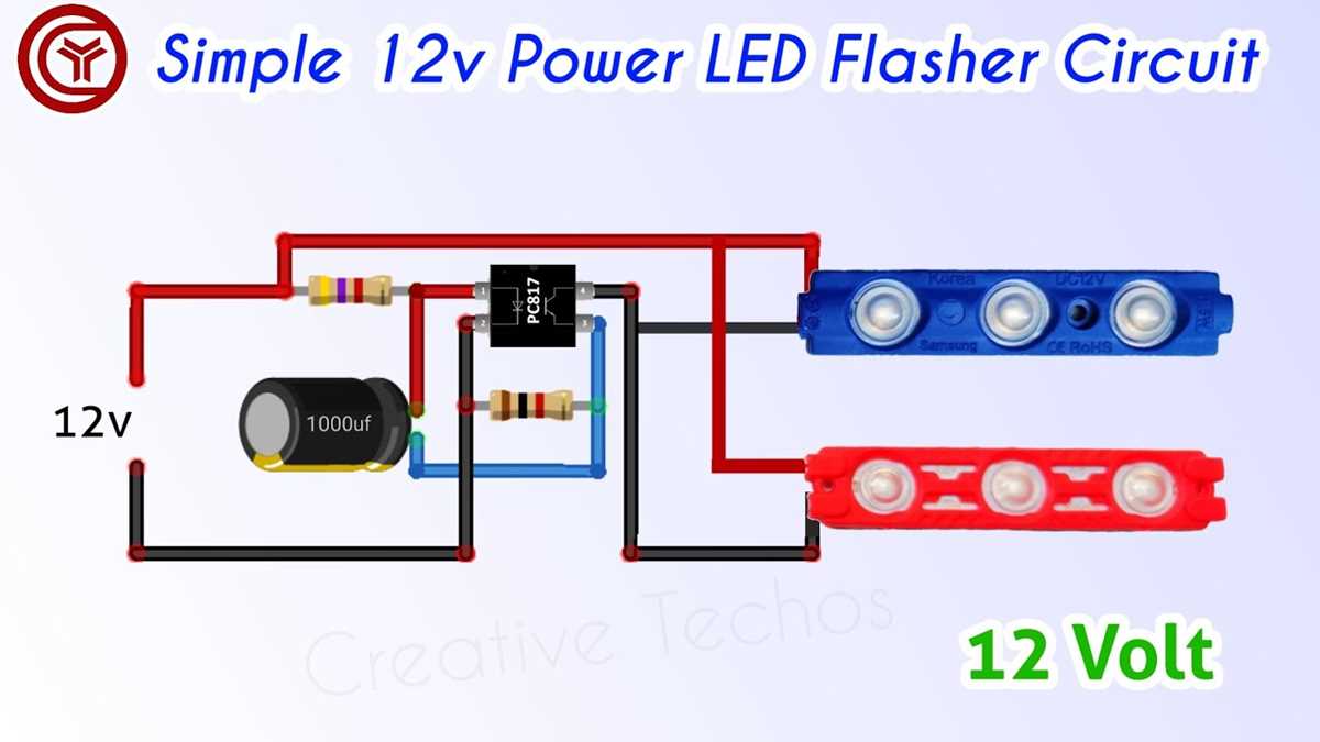 blinking led circuit diagram blinking led circuit diagram