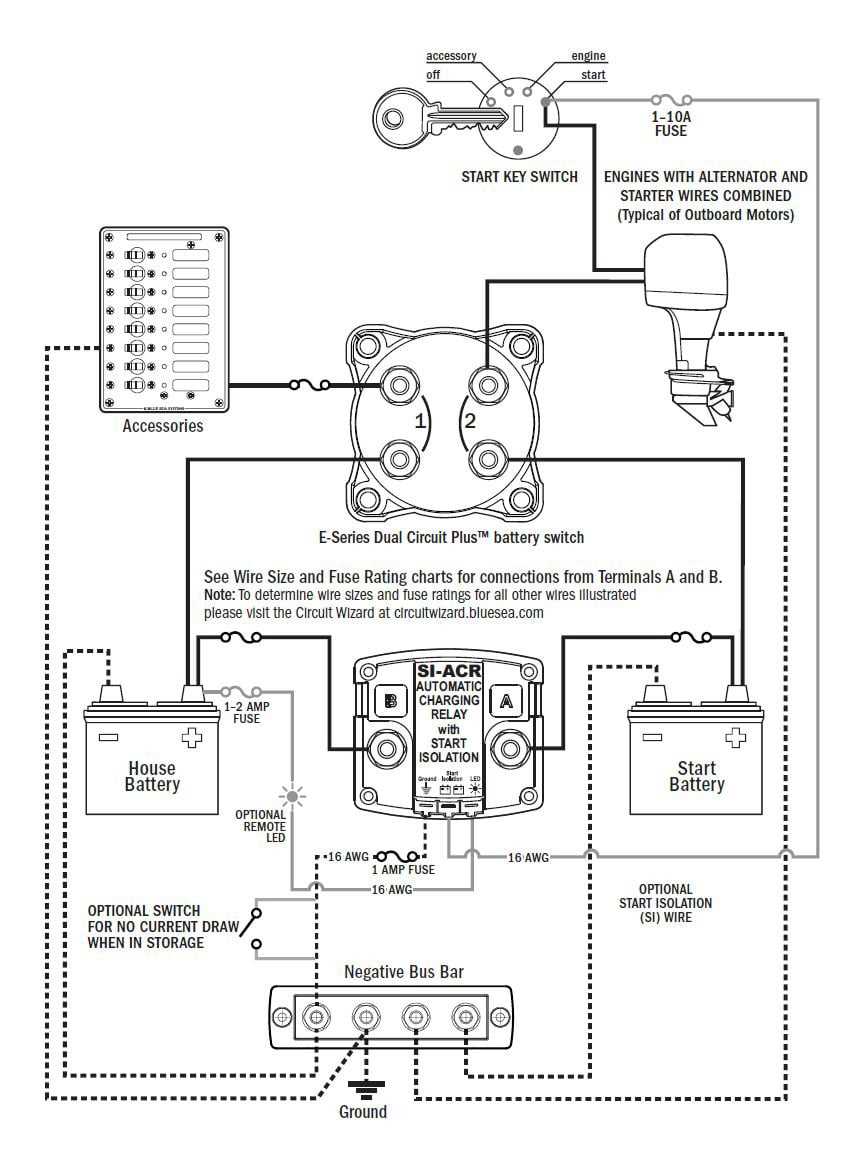 boat battery wiring diagram