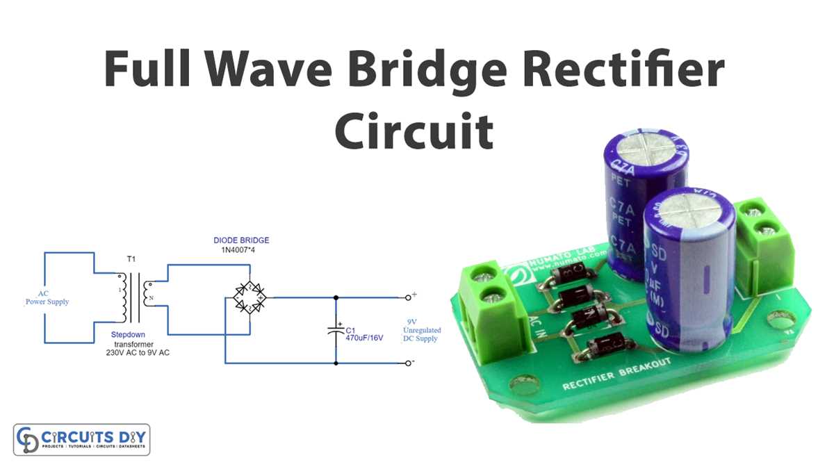 bridge rectifier circuit diagram with filter