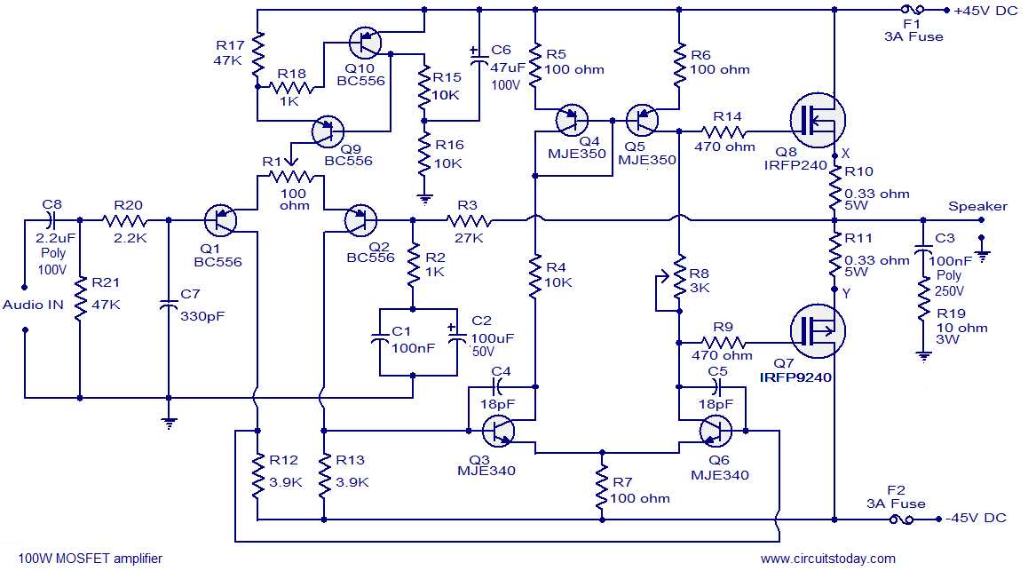 power amplifier power supply circuit diagram power amplifier power supply circuit diagram