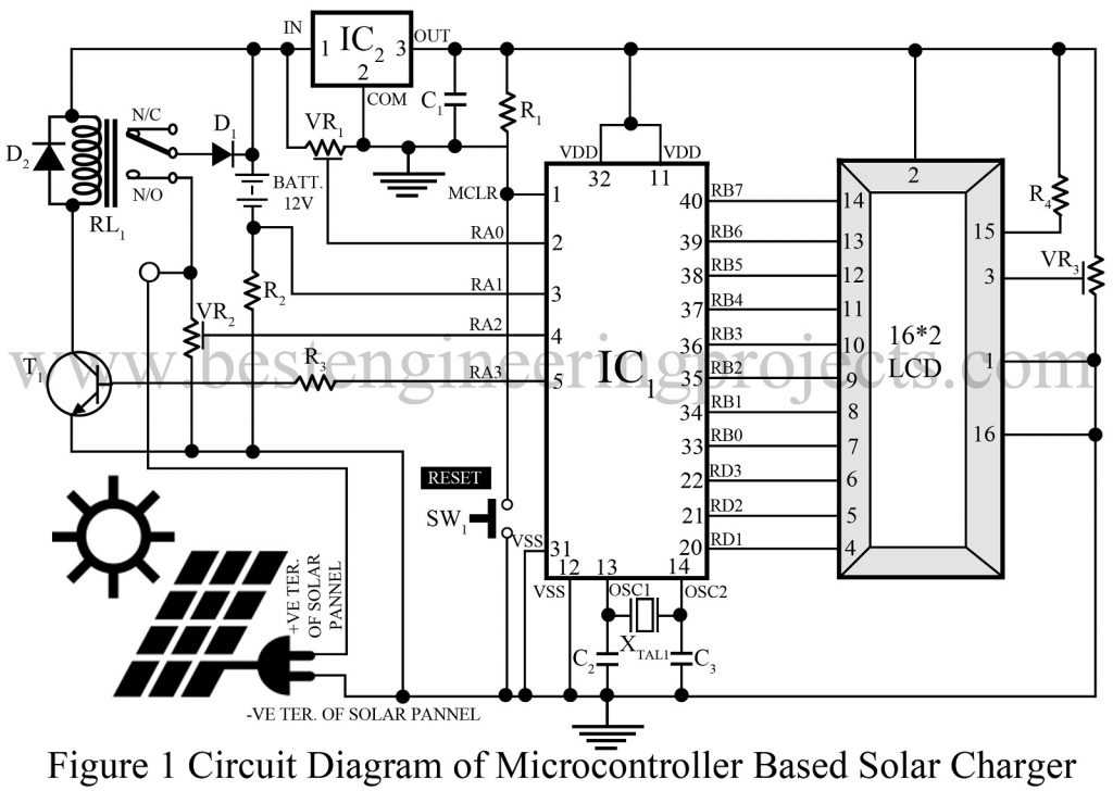 charge controller circuit diagram