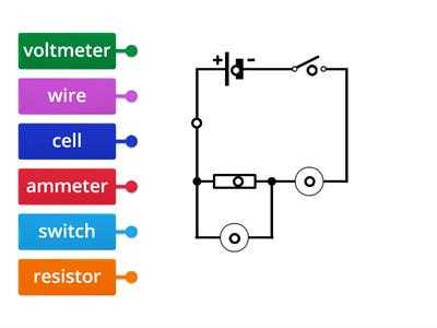 circuit diagram labels