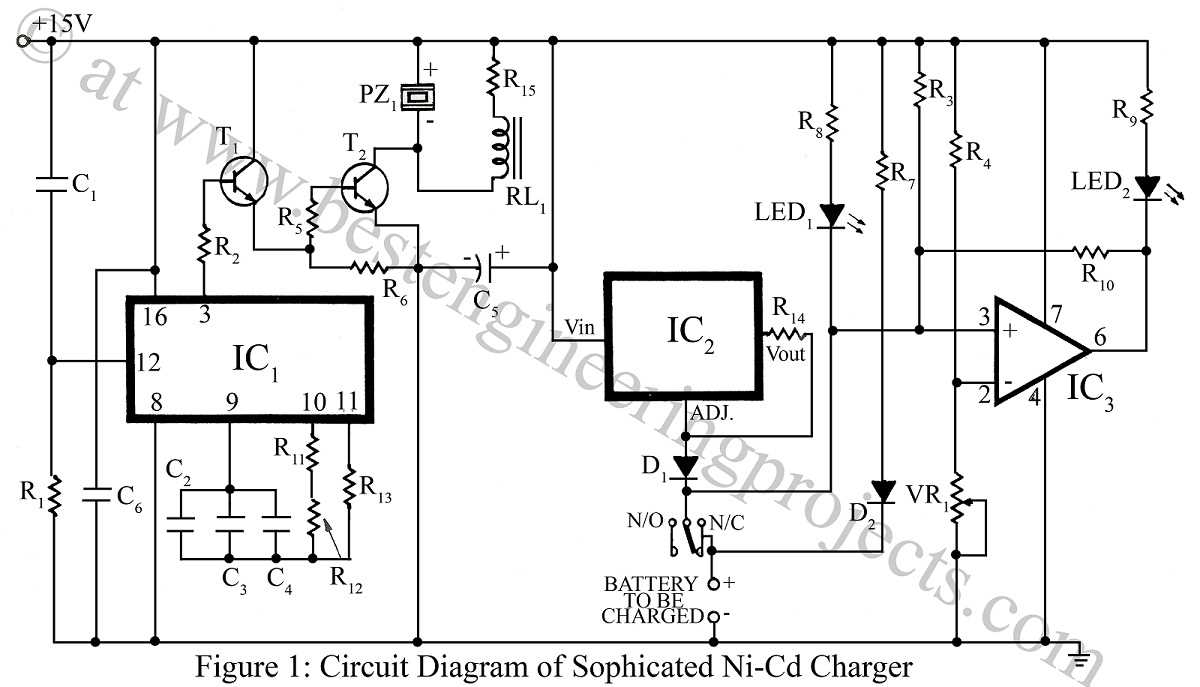 circuit diagram of charger