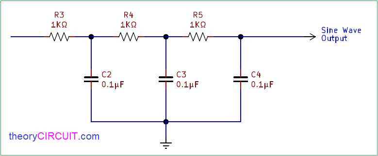 circuit diagram of square wave generator