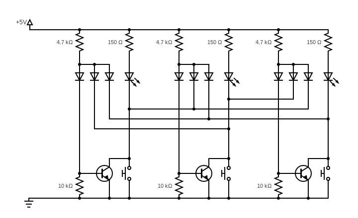 circuit diagram traffic light
