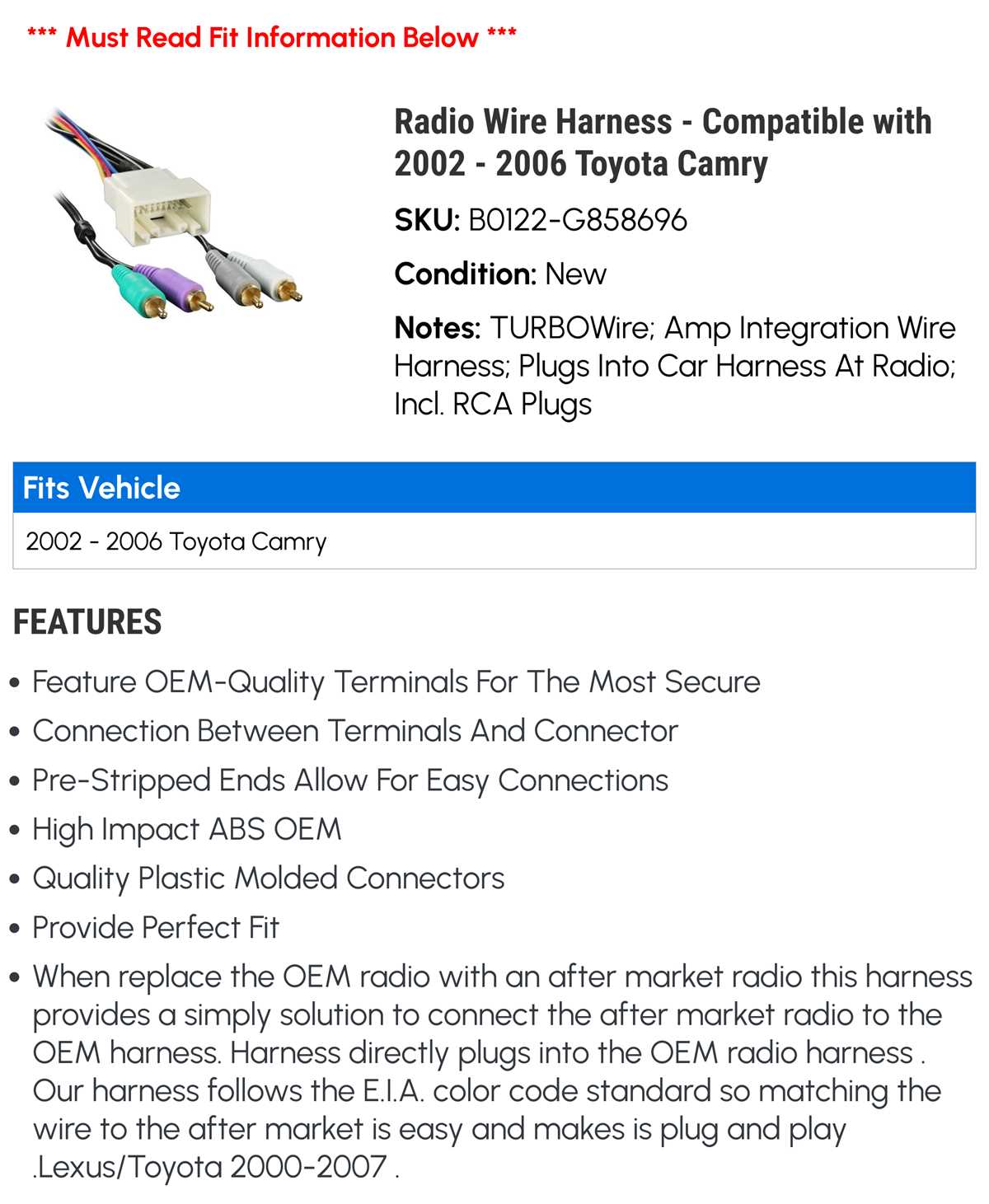 color code toyota camry radio wiring diagram