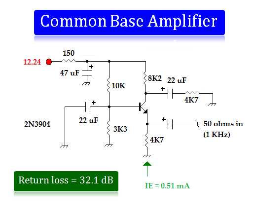 common base circuit diagram