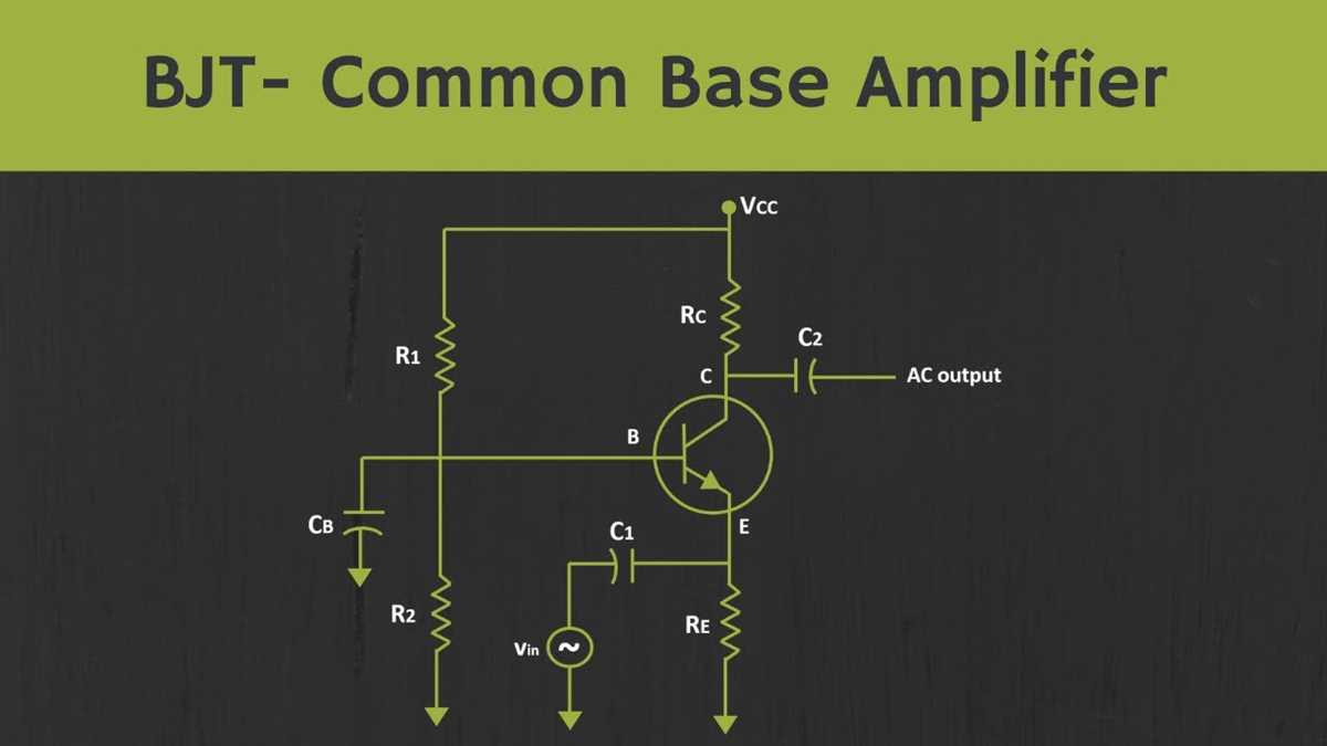 common base circuit diagram