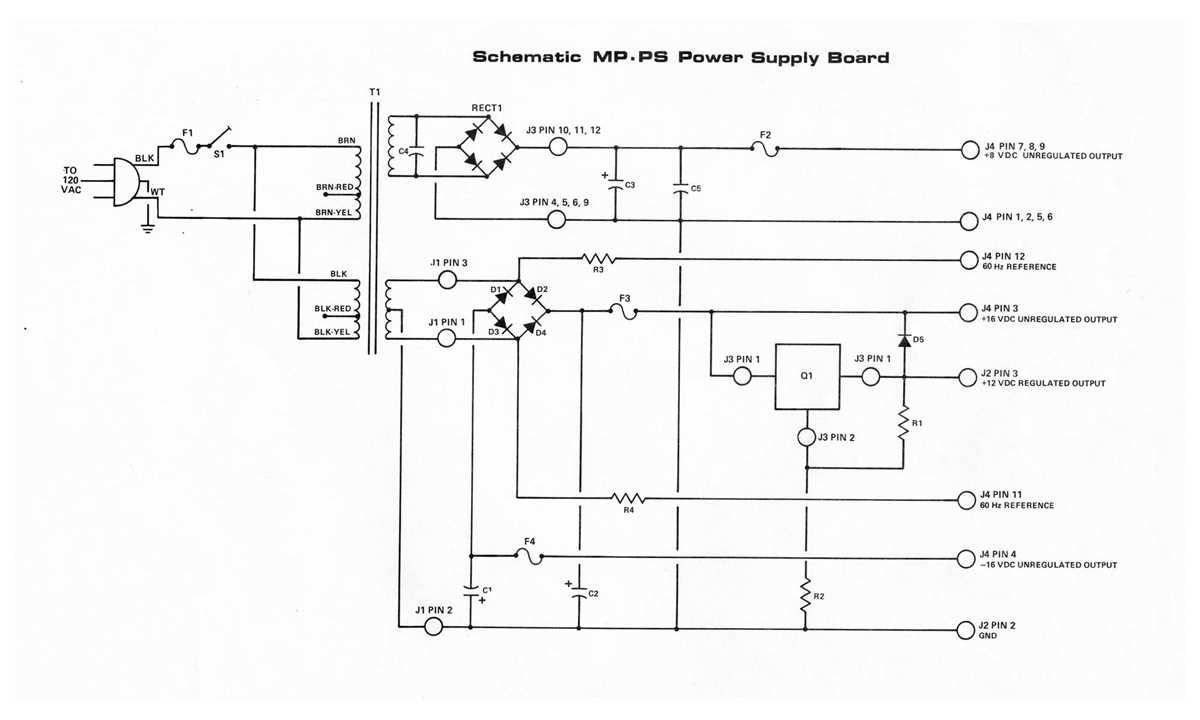 computer power supply circuit diagram