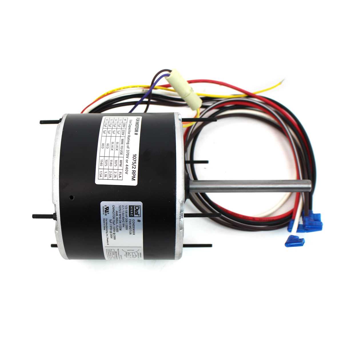 condenser fan motor wiring diagram