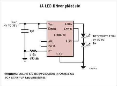 constant current led driver circuit diagram