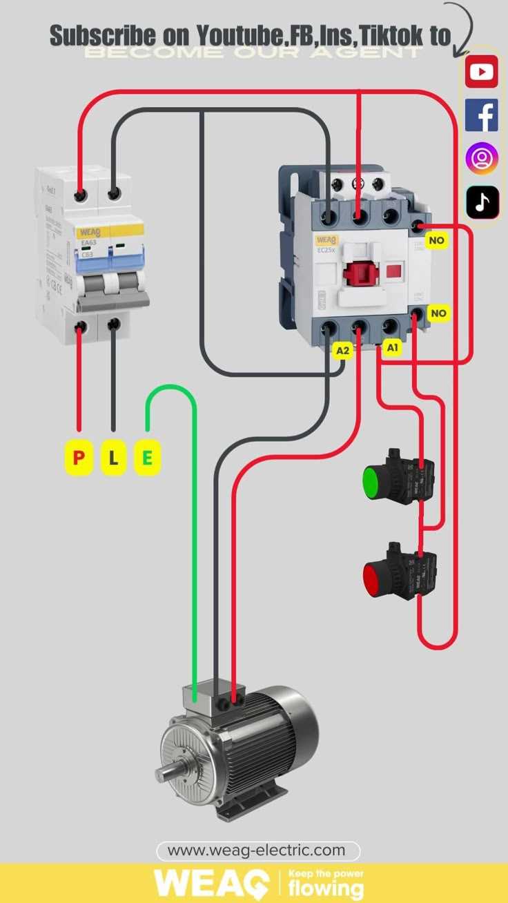contactor control circuit diagram