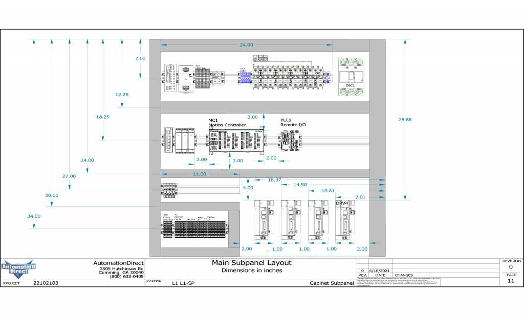 control panel circuit diagram