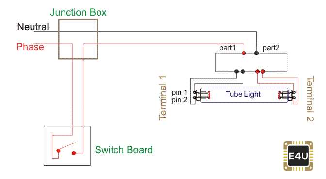 circuit diagram of led tube light