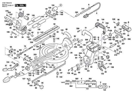 craftsman radial arm saw parts diagram