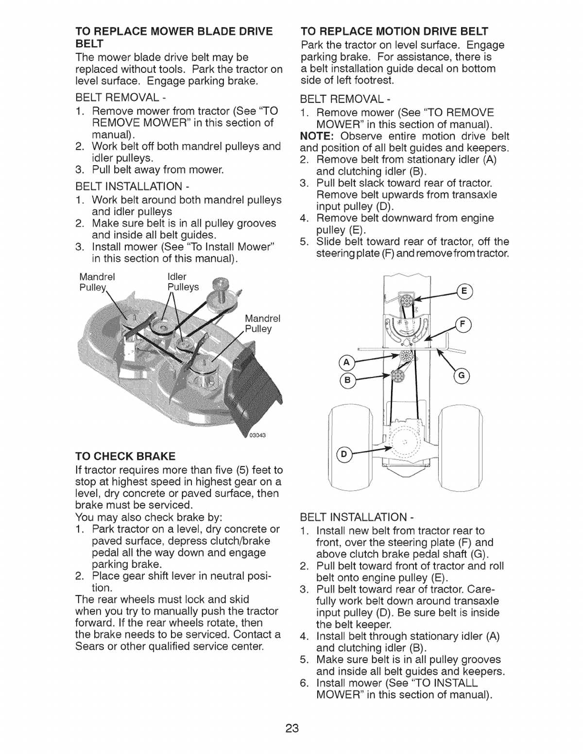 craftsman yt3000 deck parts diagram