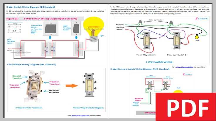 4 way electrical switch wiring diagram