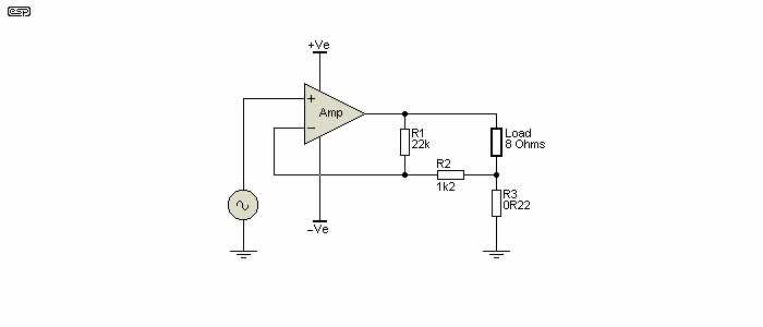 current amplifier circuit diagram