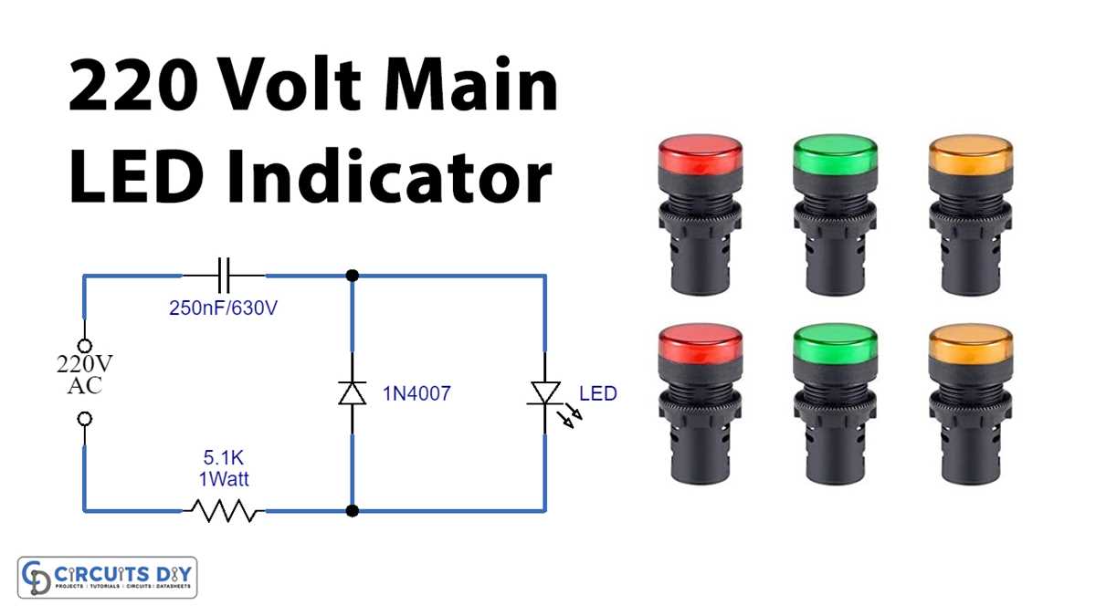 240v led circuit diagram