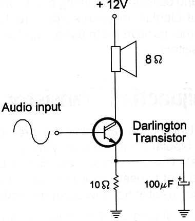 darlington pair amplifier circuit diagram