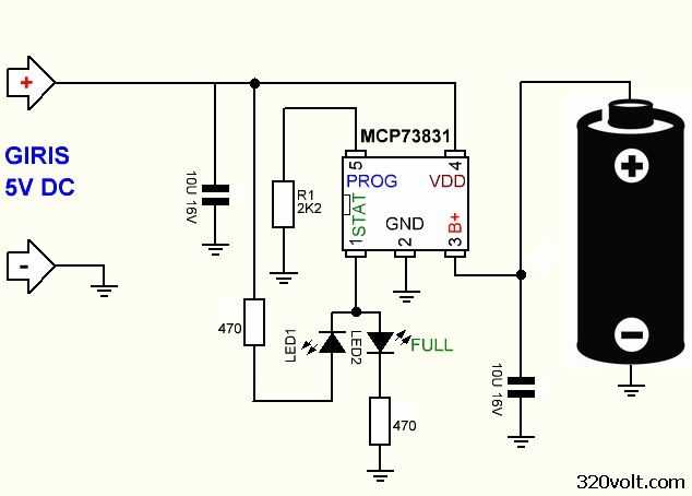 dc charger circuit diagram
