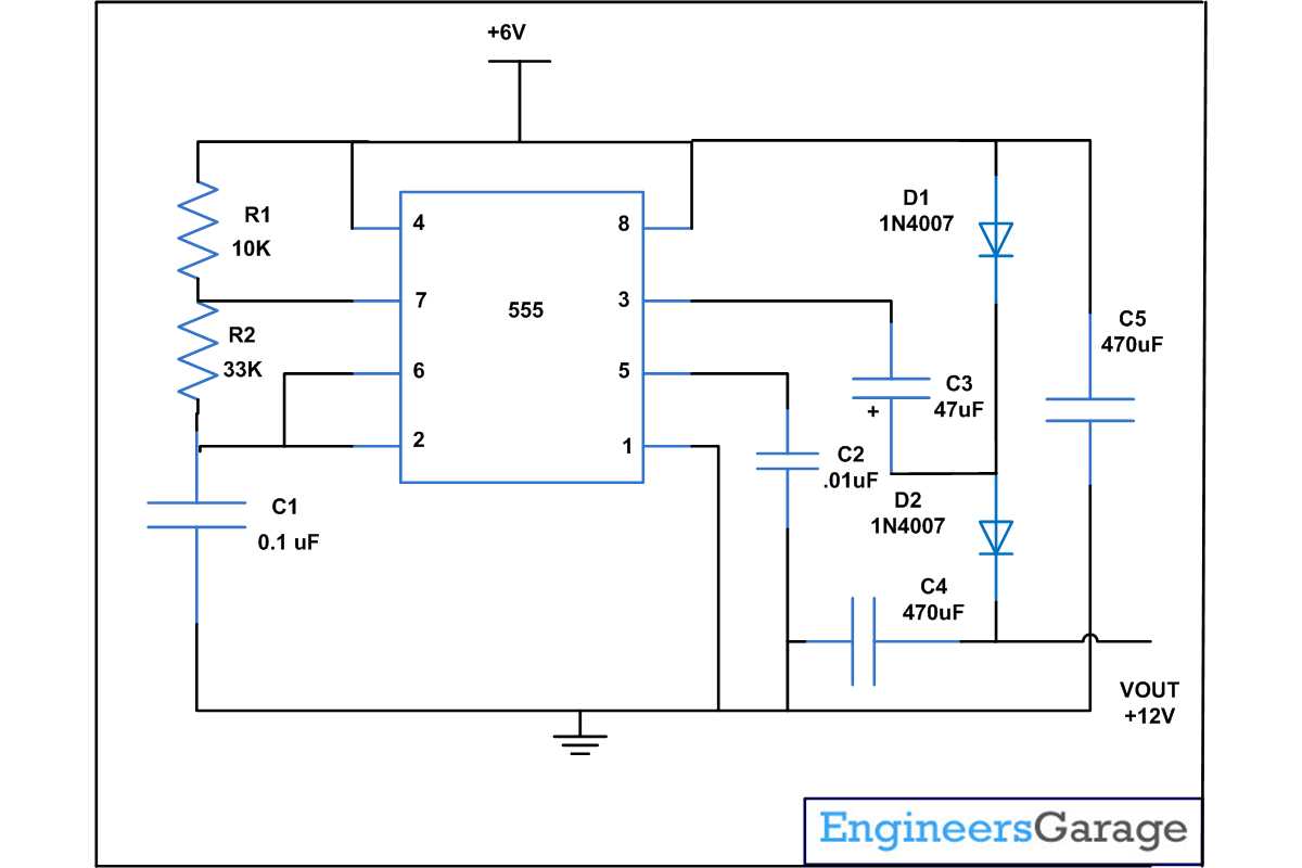 dc voltage doubler circuit diagram
