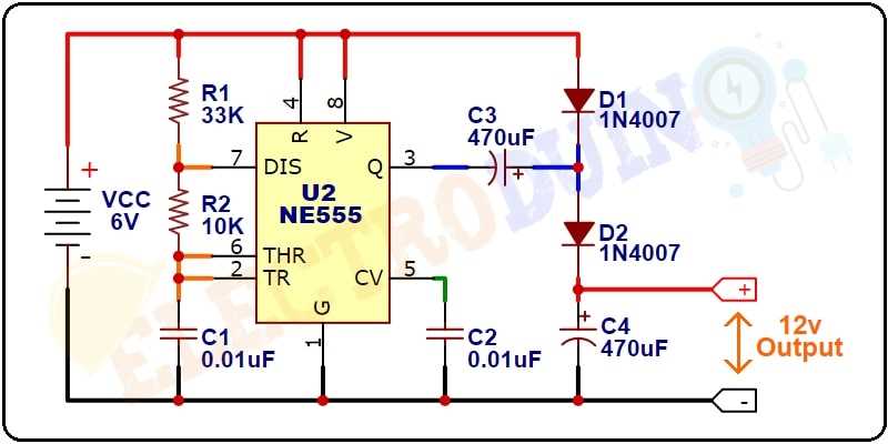 dc voltage doubler circuit diagram