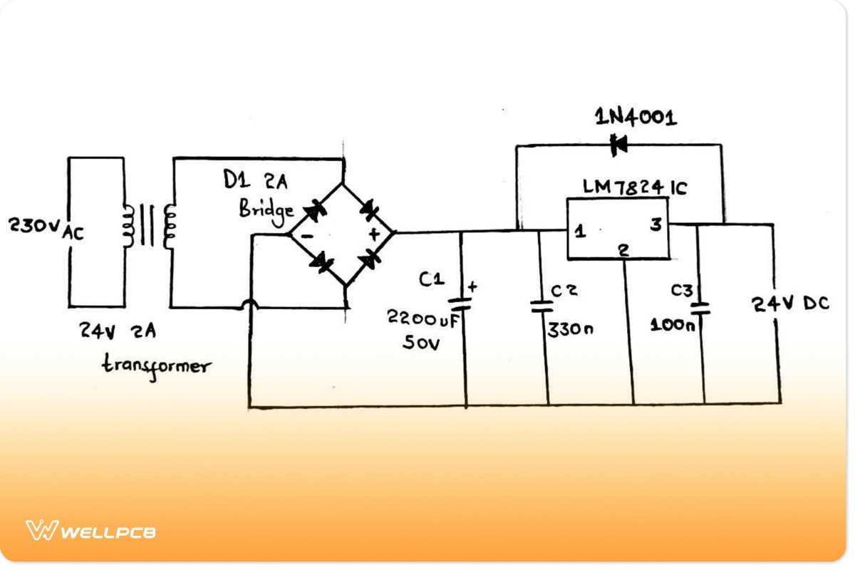 dc voltage regulator circuit diagram