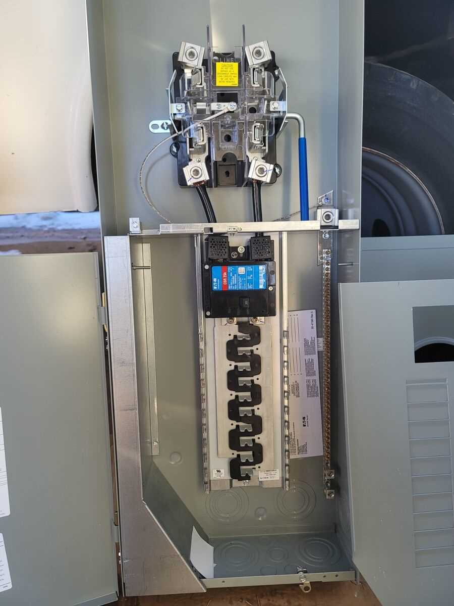 200 amp meter base wiring diagram
