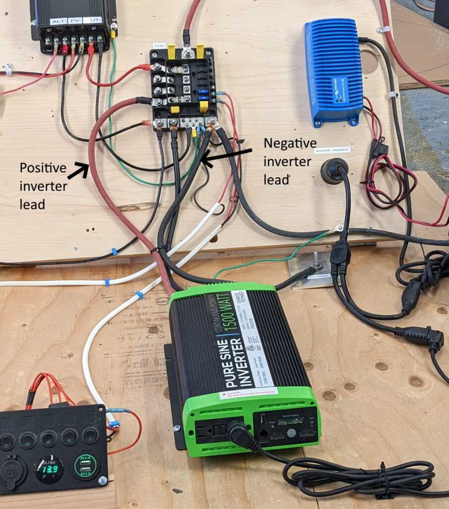truck power inverter wiring diagram
