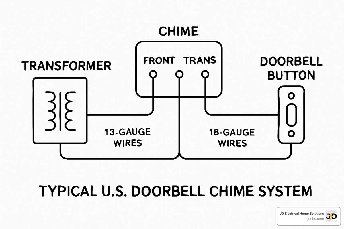 doorbell chime wiring diagram