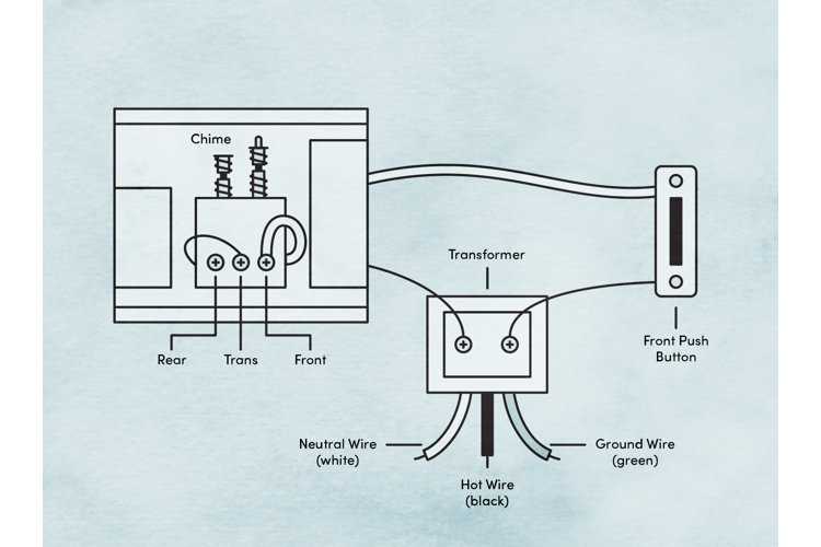 doorbell circuit diagram simple