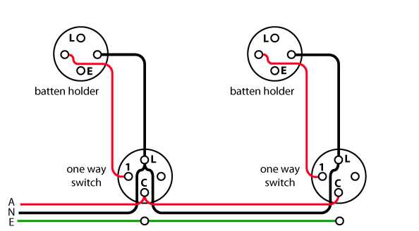 double light switch wiring diagram