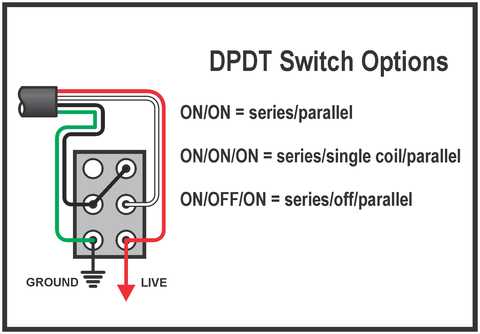 dpdt switch wiring diagram