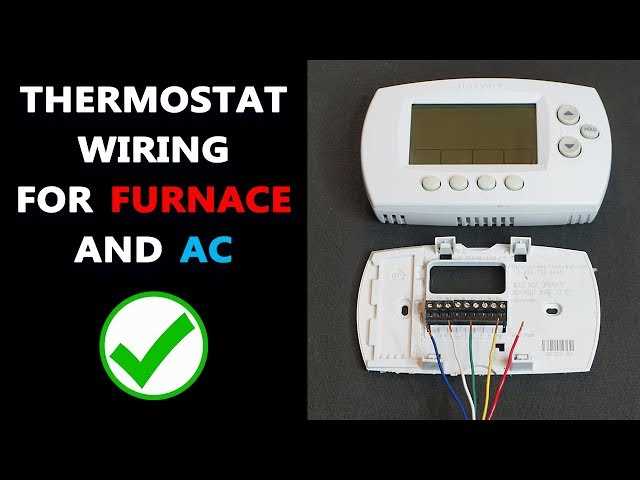 furnace wiring diagram thermostat