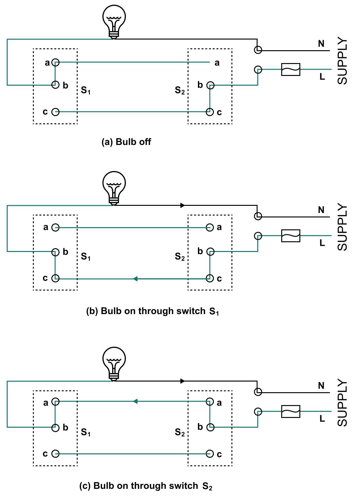 dual switch circuit diagram